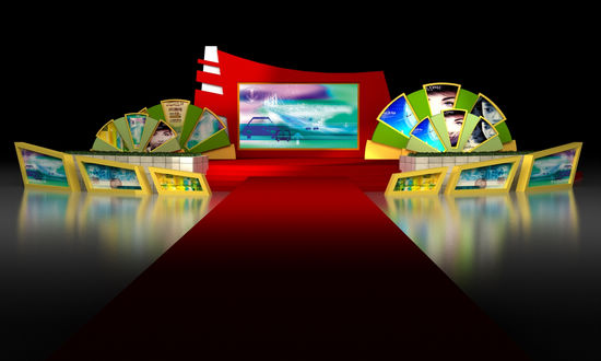 2102世界旅游形象大使总决赛现场设计图---3D效果